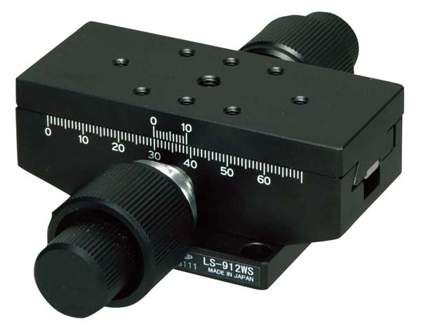 日本CHUO中央精机株式会社DT X 轴平台 40×90 （粗微动双手轮）LS-912WS