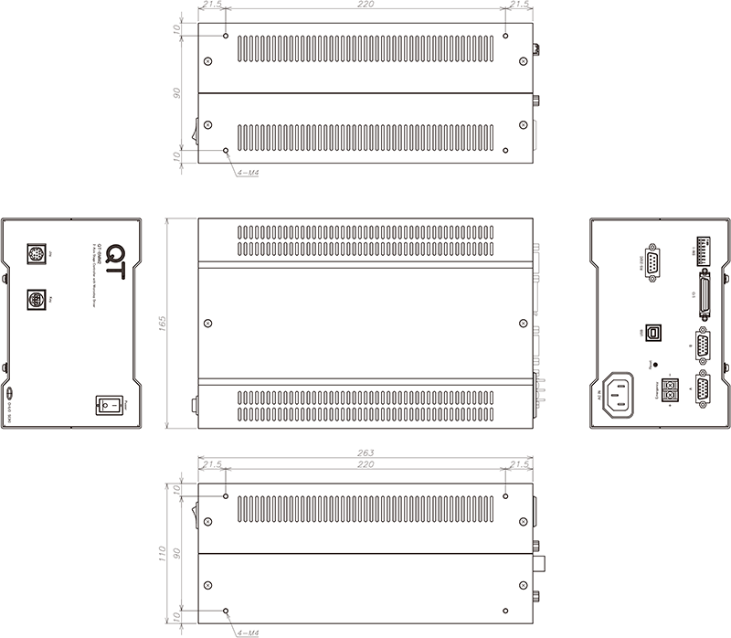 中央精機 高性能2軸コントローラドライバ QT-AMH2A-35(K)