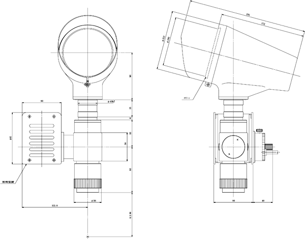 中央精機 工作投影器 TP100N-IR-10