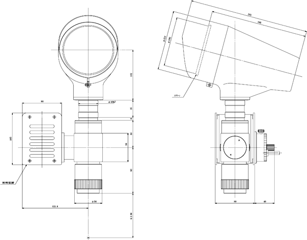 中央精機 工作投影器 TP100N-IR-20