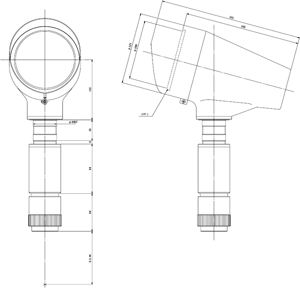 中央精機 工作投影器 TP100N-IR-20