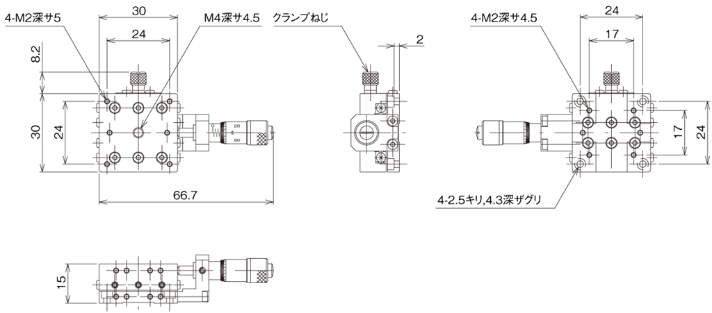 中央精機 LS-3047-C8 ハイグレードアルミXステージ 30×30 メーカー直送 代引不可 北海道沖縄離島不可 中央精機 ハイグレードアルミXステージ 30×30 ( LS-3047-S1 ) 中央精機