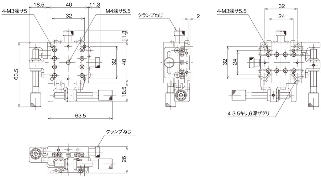 XYステージ -中央精機株式会社 | 精密ステージユニット、光学関連機器-