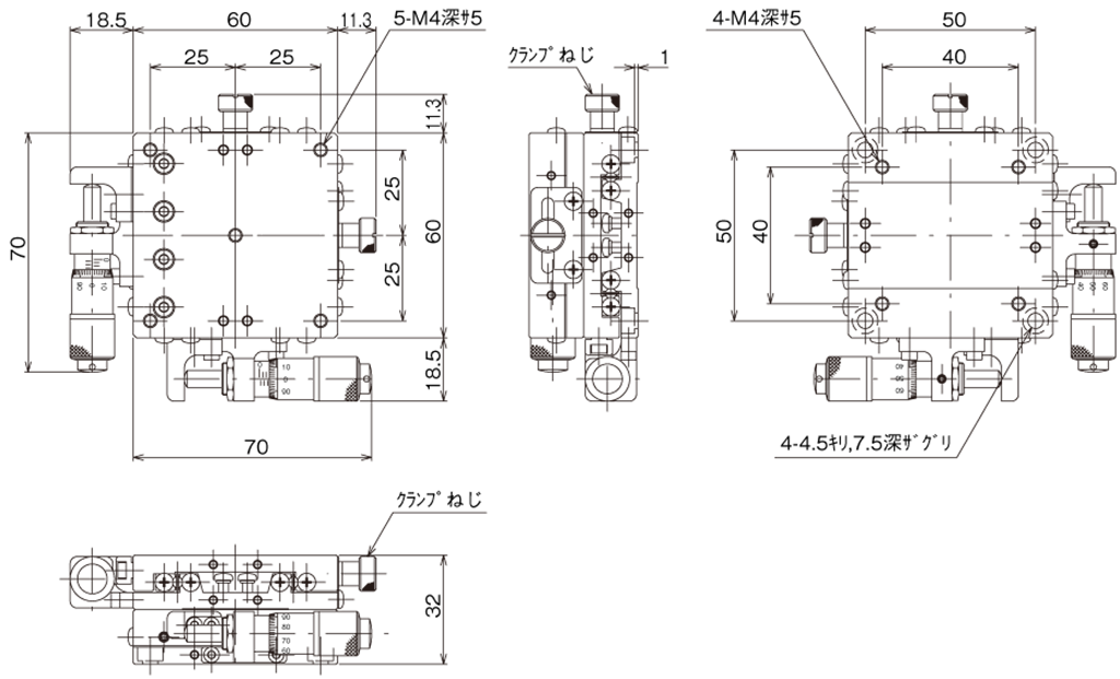 XYステージ -中央精機株式会社 | 精密ステージユニット、光学関連機器-